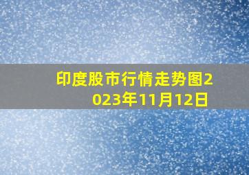 印度股市行情走势图2023年11月12日