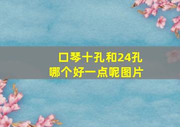 口琴十孔和24孔哪个好一点呢图片