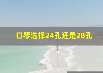 口琴选择24孔还是28孔