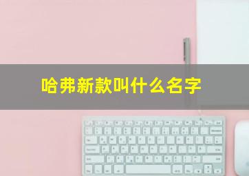 哈弗新款叫什么名字