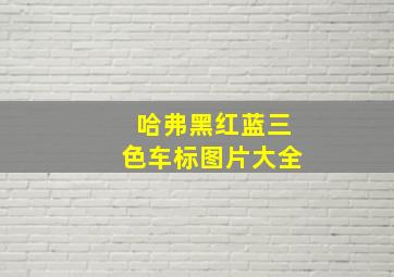 哈弗黑红蓝三色车标图片大全