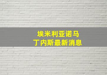 埃米利亚诺马丁内斯最新消息