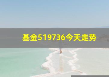 基金519736今天走势