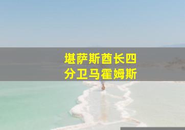 堪萨斯酋长四分卫马霍姆斯