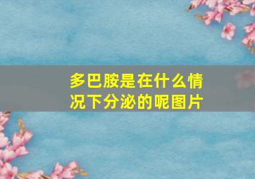 多巴胺是在什么情况下分泌的呢图片