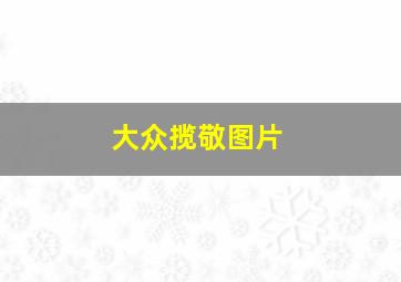 大众揽敬图片