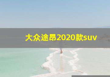 大众途昂2020款suv