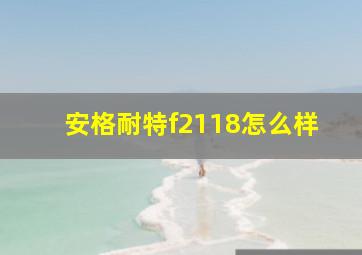 安格耐特f2118怎么样