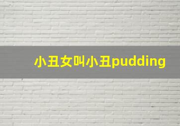 小丑女叫小丑pudding