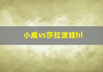 小威vs莎拉波娃hl