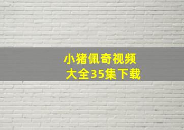 小猪佩奇视频大全35集下载