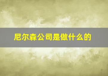 尼尔森公司是做什么的