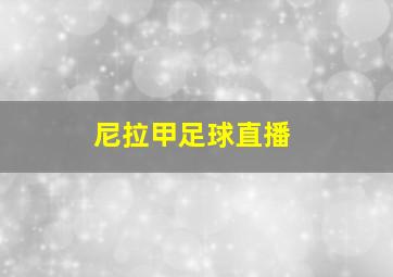 尼拉甲足球直播