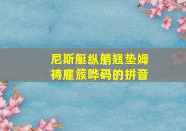 尼斯艇纵艄翘垫姆祷雇簇哗码的拼音