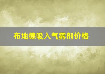 布地德吸入气雾剂价格