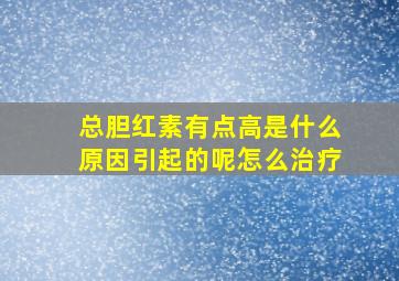 总胆红素有点高是什么原因引起的呢怎么治疗