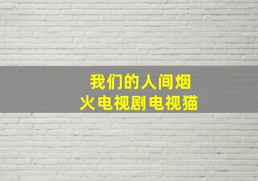 我们的人间烟火电视剧电视猫