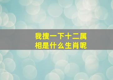 我搜一下十二属相是什么生肖呢