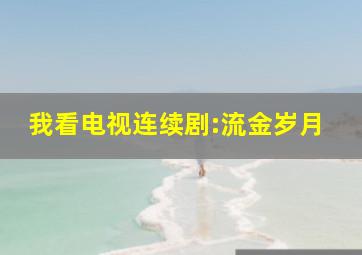 我看电视连续剧:流金岁月