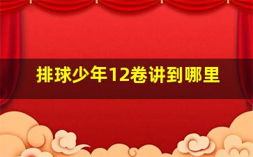 排球少年12卷讲到哪里