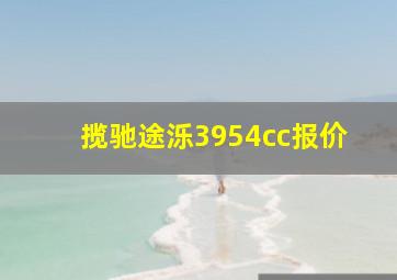 揽驰途泺3954cc报价