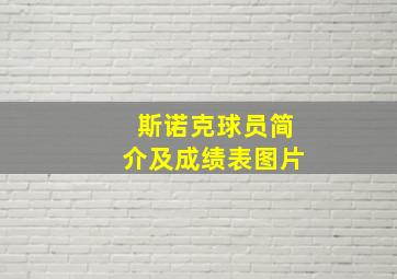 斯诺克球员简介及成绩表图片