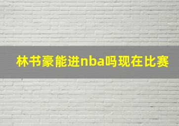 林书豪能进nba吗现在比赛