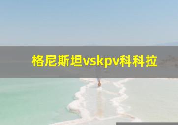 格尼斯坦vskpv科科拉