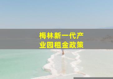 梅林新一代产业园租金政策