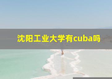 沈阳工业大学有cuba吗