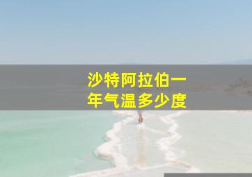 沙特阿拉伯一年气温多少度