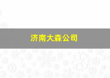 济南大森公司