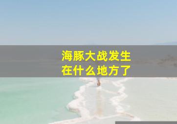 海豚大战发生在什么地方了