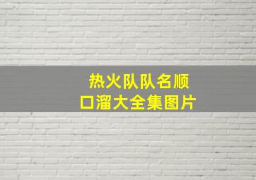 热火队队名顺口溜大全集图片