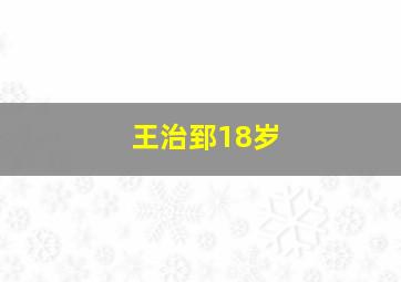 王治郅18岁