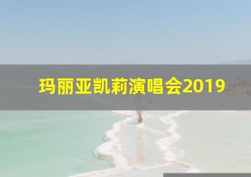 玛丽亚凯莉演唱会2019