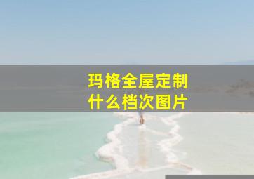 玛格全屋定制什么档次图片