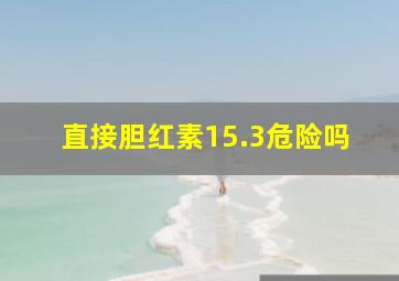 直接胆红素15.3危险吗