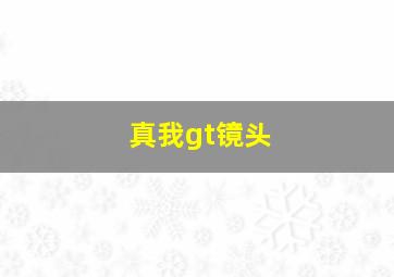 真我gt镜头