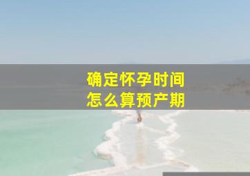 确定怀孕时间怎么算预产期