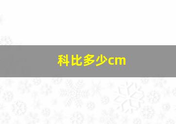 科比多少cm