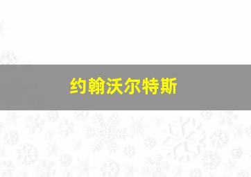 约翰沃尔特斯