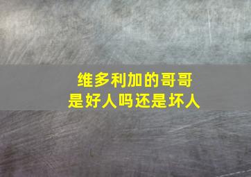 维多利加的哥哥是好人吗还是坏人