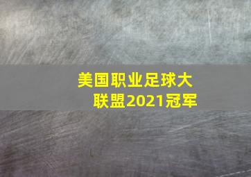 美国职业足球大联盟2021冠军