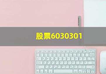 股票6030301