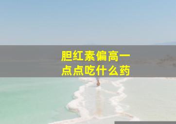 胆红素偏高一点点吃什么药