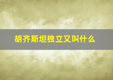 胡齐斯坦独立又叫什么