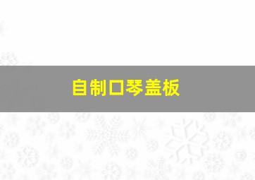 自制口琴盖板