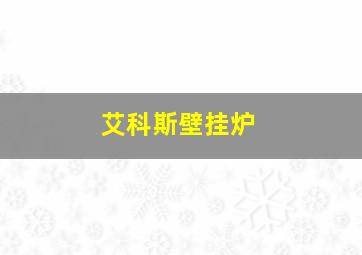 艾科斯壁挂炉