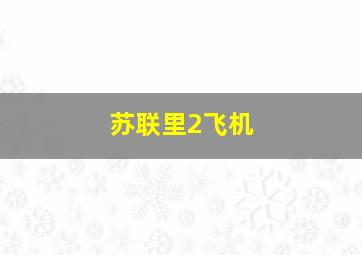 苏联里2飞机